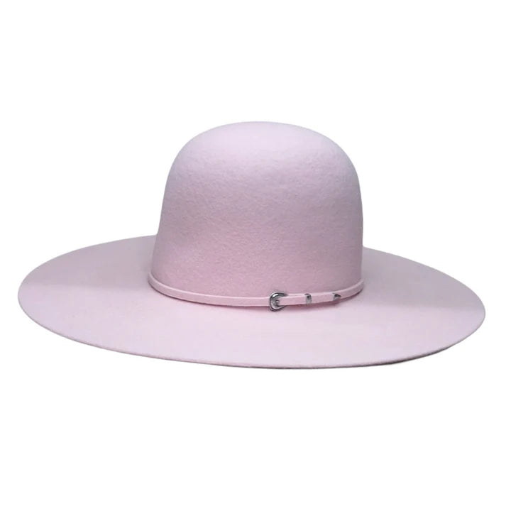 RODEO KING POWDER PINK 3X 4-1/2" BRIM OPEN CROWN
