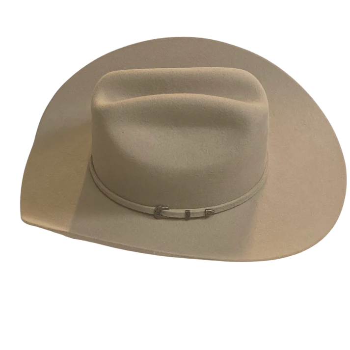 DALLAS TWISTER 4" BRIM 2X WOOL- SILVERBELLY
