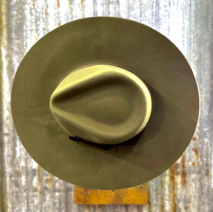 OLIVE Pinch Front Fedora Style Wool Hat