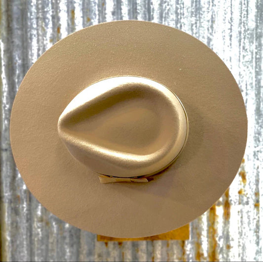 SILVERBELLY Pinch Front Fedora Style Wool Hat