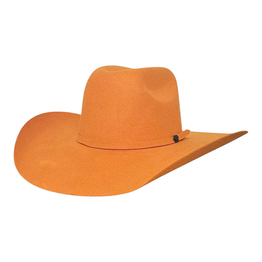 Gone Country American Orange 5X Wool Cashmere 4-1/4" Brim