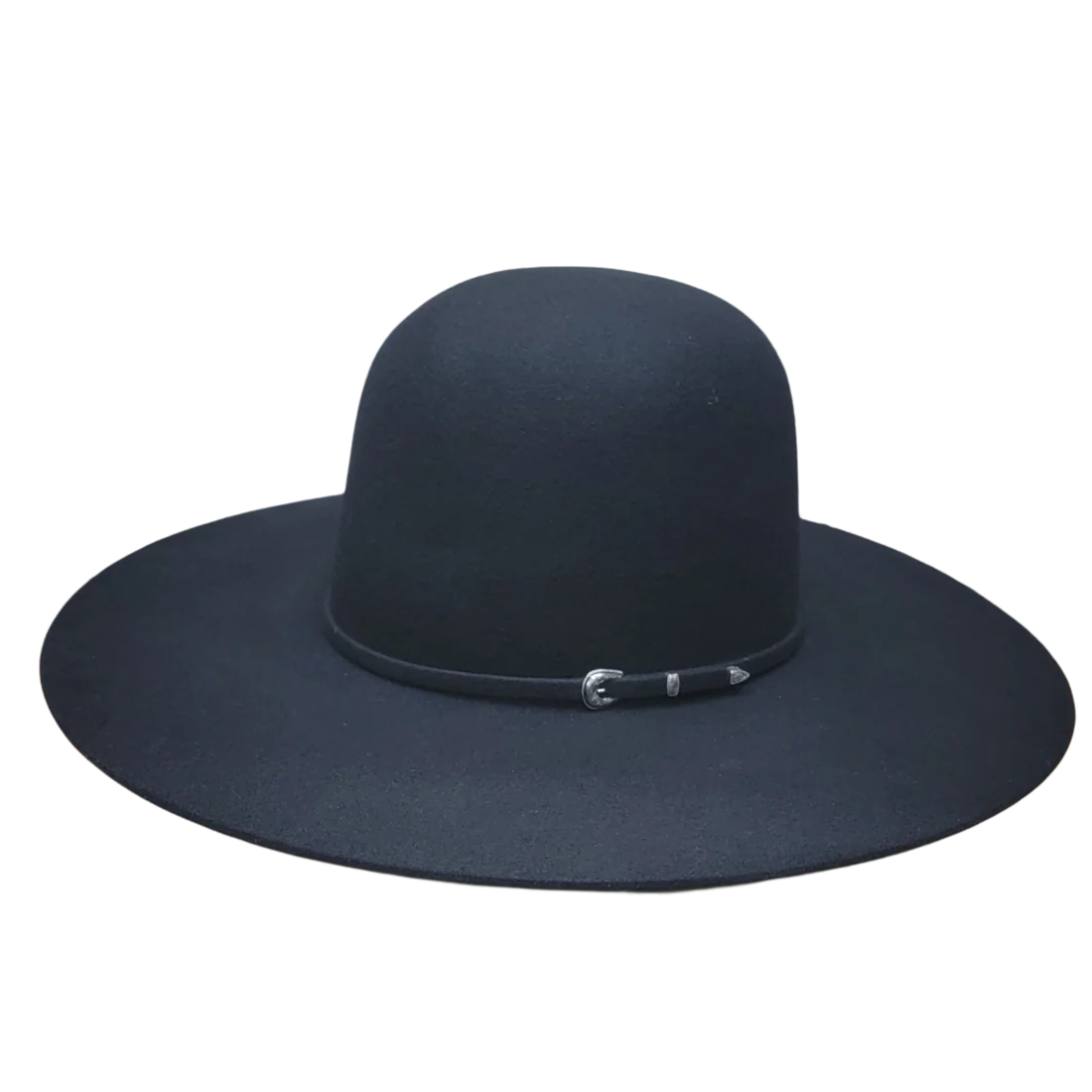 RODEO KING BLACK 3X 4-1/2" BRIM OPEN CROWN