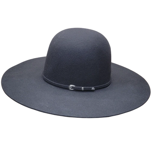 RODEO KING CHARCOAL 3X 4-1/2" BRIM OPEN CROWN