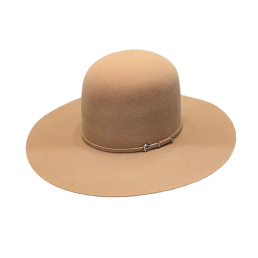 ROPER HAT & CO CAMEL 7X 4-1/4" BRIM OPEN CROWN