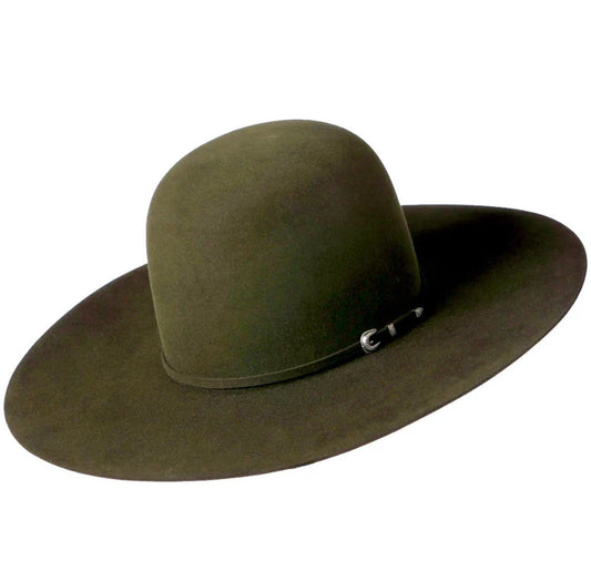 ROPER HAT & CO  MOSS 7X 4-1/4" BRIM OPEN CROWN