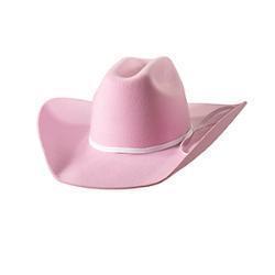 TWISTER KIDS PINK WOOL 4” BRIM CATTLEMEN