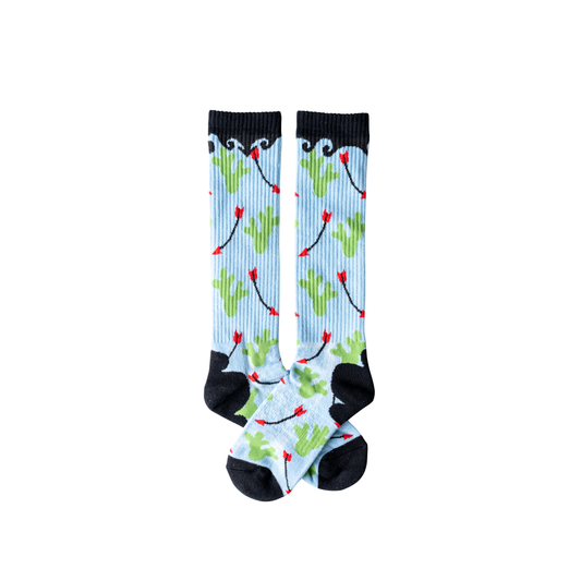 Cowboy Compass Performance Boot Socks