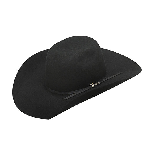 TWISTER KIDS BLACK WOOL 4” BRIM CHL